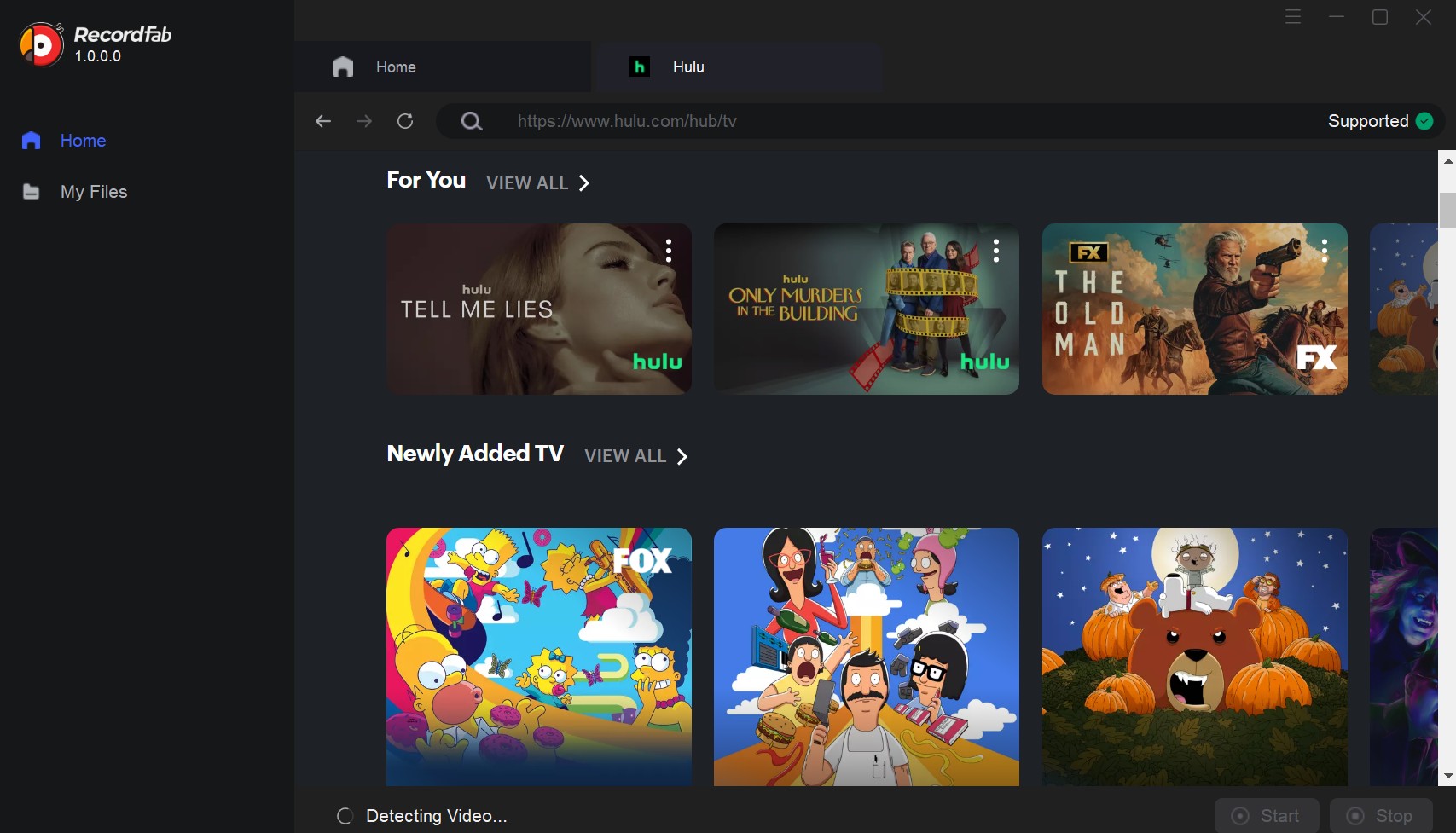 record hulu videos: recordfab