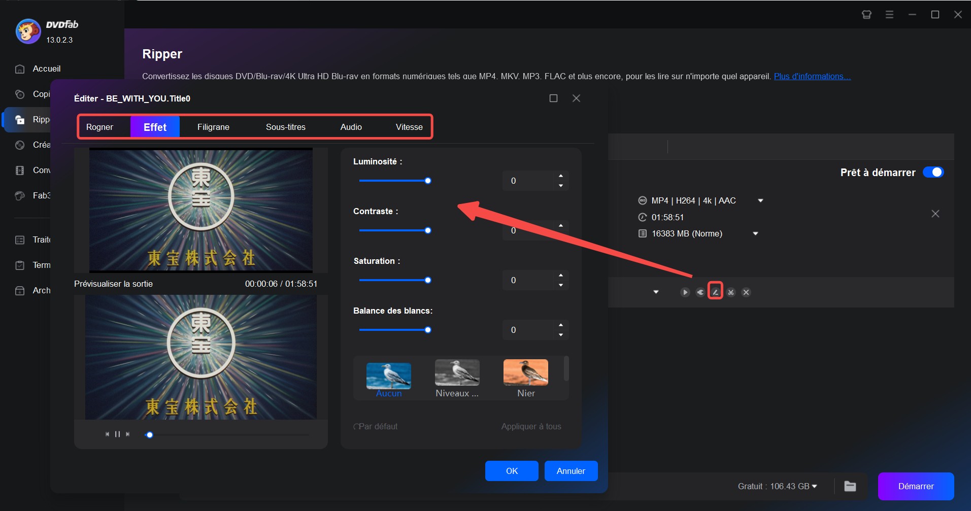 Comment ripper un Blu-ray en vidéos SBS 3D avec DVDFab ?